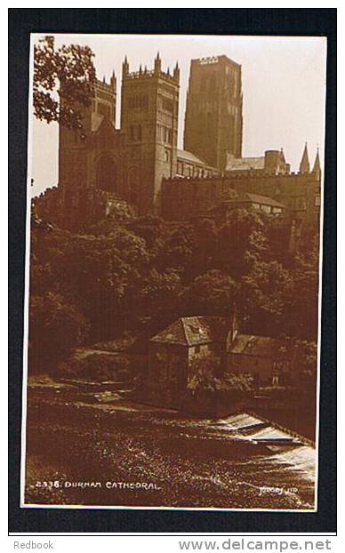 RB 652 -  Judges Real Photo Postcard Durham Cathedral & Weir - Autres & Non Classés