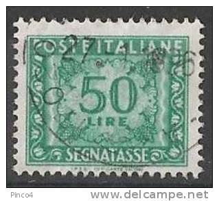 ITALIA REPUBBLICA SEGNATASSE 50 LIRE I.P.Z.S. 1991 USATO - Postage Due