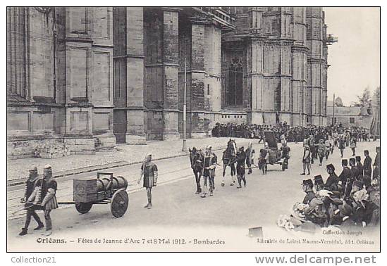 FETES DE JEANNE D ARC EN MAI 1912 A ORLEANS ... - Storia