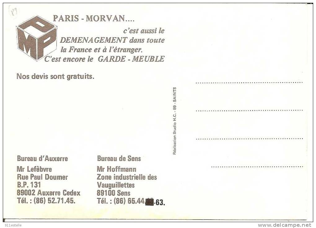 89  AUXERRE -  PARIS MORVAN - Vrachtwagens En LGV