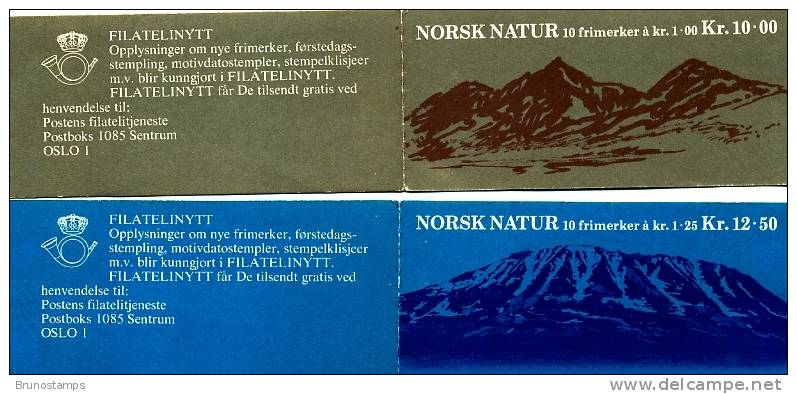 NORWAY/NORGE - 1978  VIEWS  BOOKLETS  (2)   MINT NH - Markenheftchen