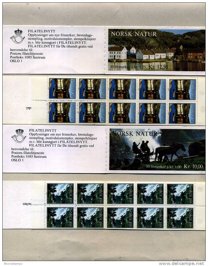 NORWAY/NORGE - 1979  VIEWS  BOOKLETS  (2)   MINT NH - Booklets