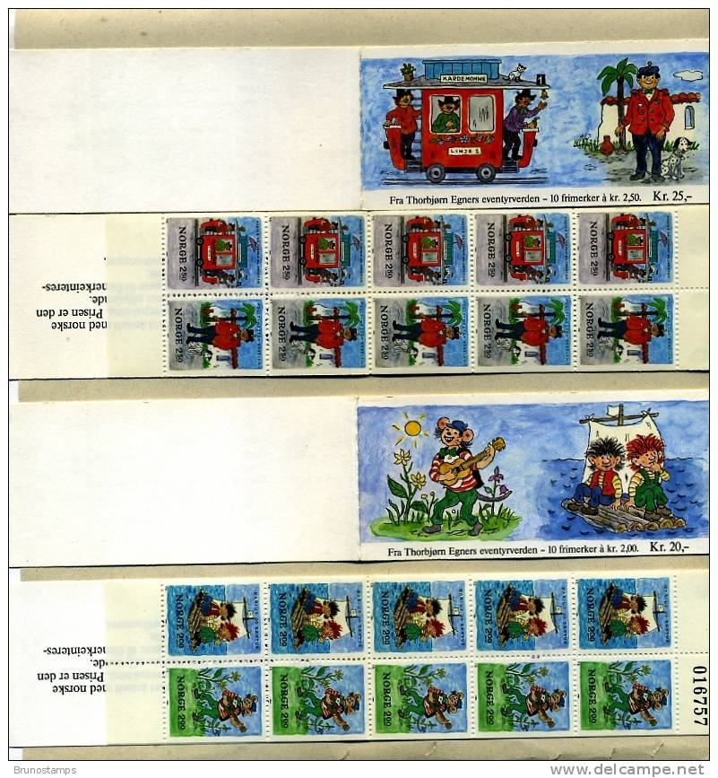 NORWAY/NORGE - 1984  CHILDREN'S  TALES  BOOKLETS  (2)   MINT NH - Booklets