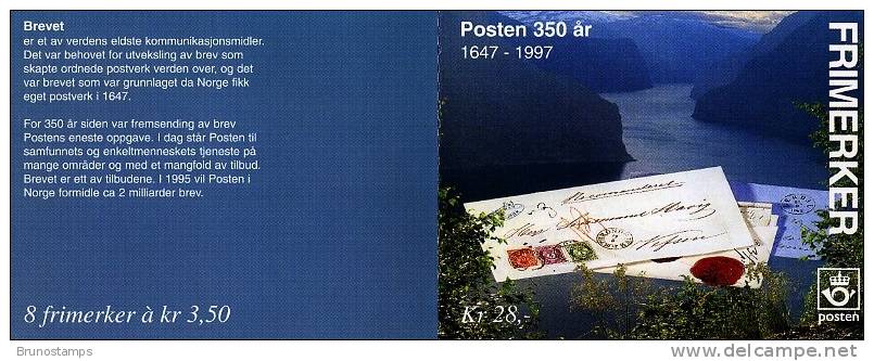 NORWAY/NORGE - 1995  ANNIVERSARY OF NORWEGIAN MAIL  BOOKLET   MINT NH - Carnets