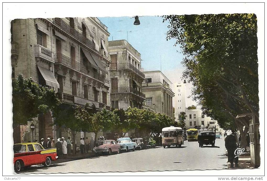 Mostaganem (Algérie) : La Rue Des Arcades Env 1950 (animée). - Mostaganem