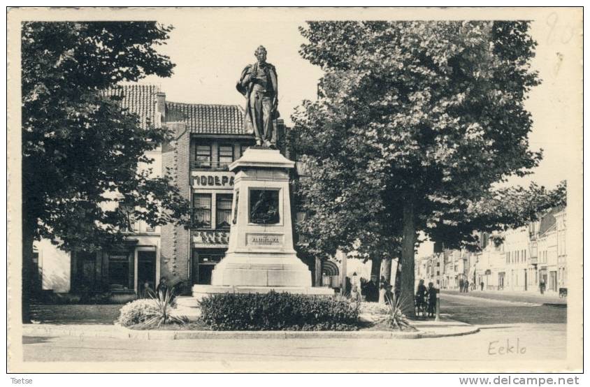 Eeklo - Standbeeld K.L. Ledeganck - Eeklo