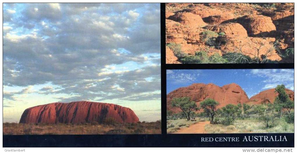 Australia Red Centre - Uluru, King Canyon & Kata Tjuta Long PC 22cm Unused - Uluru & The Olgas