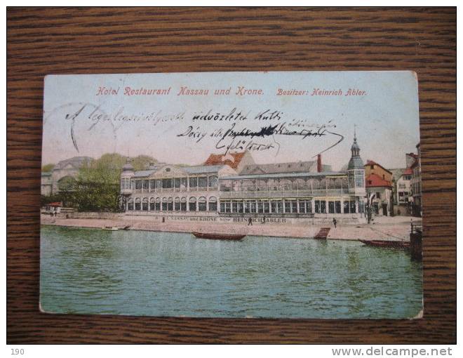 HOTEL RESTAURANT NASSAU UND KRONE BESITZER:HEINRICH ABLER - Nassau