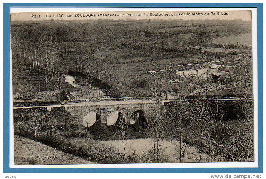 85 - LES LUCS Sur BOULOGNE --  Le Pont Sur ..... - Les Lucs Sur Boulogne