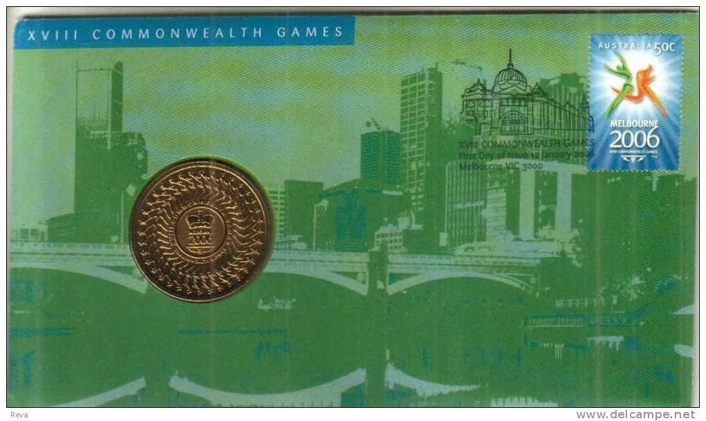 AUSTRALIA $5 COMMONWEALTH GAMES SPORT FRONT QEII HEAD BACK 1 YEAR PNC 2006 UNC NOT RELEASED READ DESCRIPTION CAREFULLY!! - Otros & Sin Clasificación