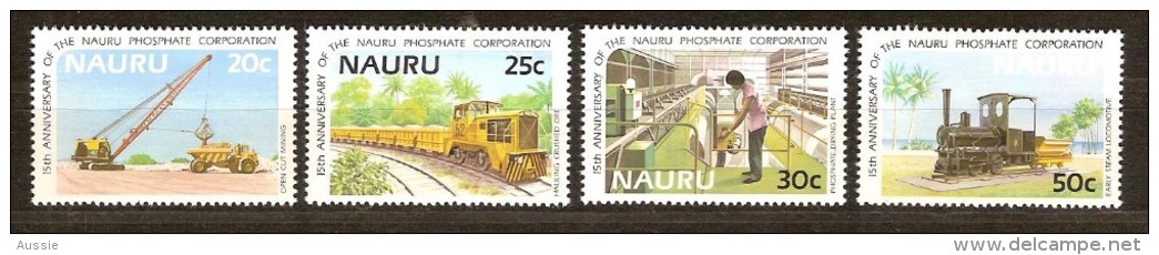 Nauru  1985 Yvertn° 305-08 *** MNH Cote 13 € Chemin De Fer Treinen - Nauru