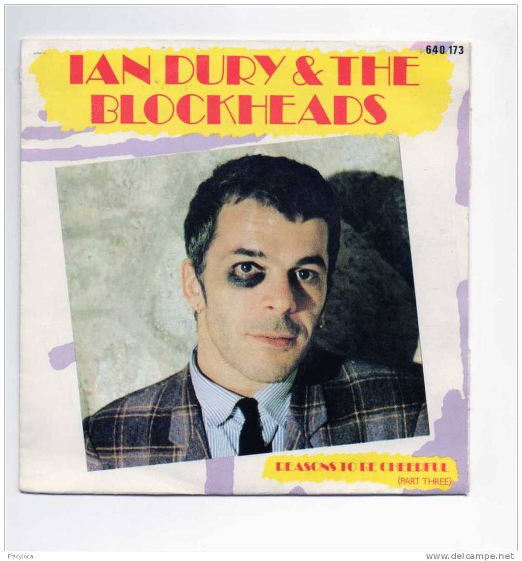 IAN DURY 45 TOURS SIMPLE  REASONS TO BE CHEERFULL PART THREE /COMMON AS MUCK   STIFF RECORDS 640 173 1979 - Rock