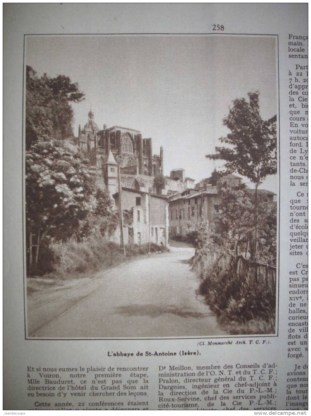 ARTICLE - REGIONNALISME - Isère - Pont En Royans - Abbaye De Saint Antoine - Serres - Crémieux - Dauphiné - 1931 - Documents Historiques