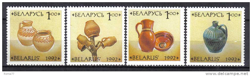 FRZ424 - BIELORUSSIA  1992 , Serie N. 17/20  ***  Artigianato - Bielorussia