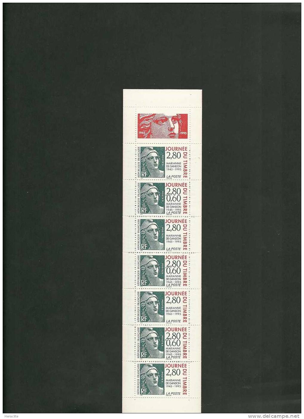 FRCE N°BC2935 Jrnée Du Timbre 1995 Cinq. Marianne De Gandon - Neuf Non Plié** - Tag Der Briefmarke
