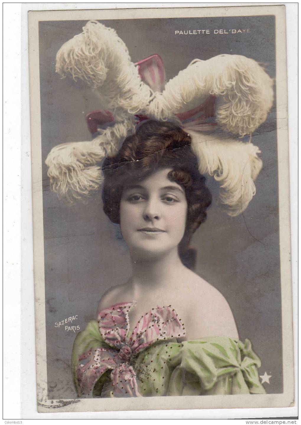 ARTISTE 1900 PAULETTE DEL'BAYE - Cabarets