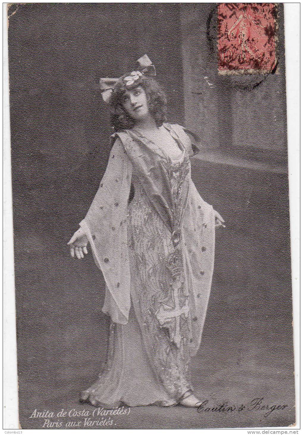 ARTISTE 1900 ANITA DE COSTA - Cabarets