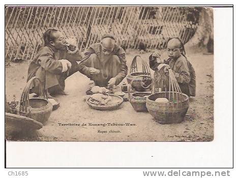 Kouang Tchéou Wan : Repas Chinois - China