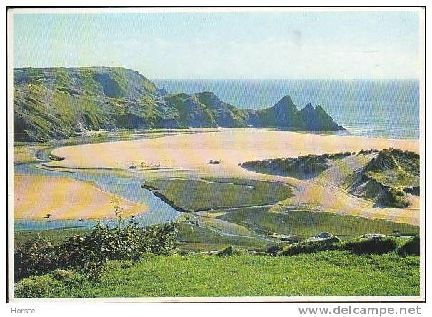 UK - Gower-Halbinsel - Three Cliffs Bay - Nice Stamp - Autres & Non Classés