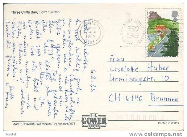 UK - Gower-Halbinsel - Three Cliffs Bay - Nice Stamp - Altri & Non Classificati