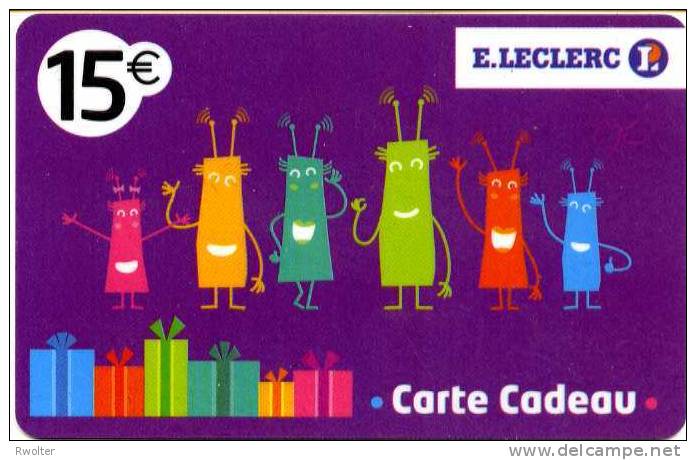 @+ Carte Cadeau - Gift Card : Leclerc 15E Violet - Treuekarten