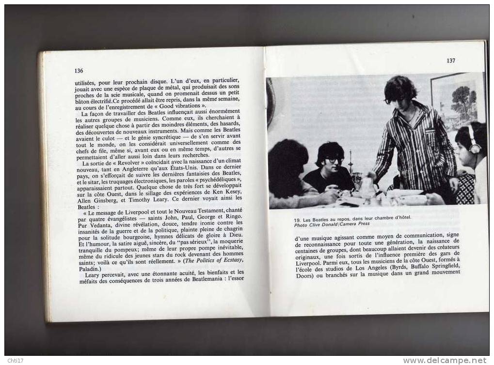 LES BEATLES PAR ALAIN DISTER EDITEUR ALBIN MICHEL ROCK & FOLK  EN 1972 - Musique