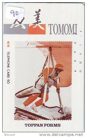 Télécarte Japon * Stamp & Phonecard On Japan Phonecard  (90)  Timbre + TC *  Briefmarke & TK * - Francobolli & Monete
