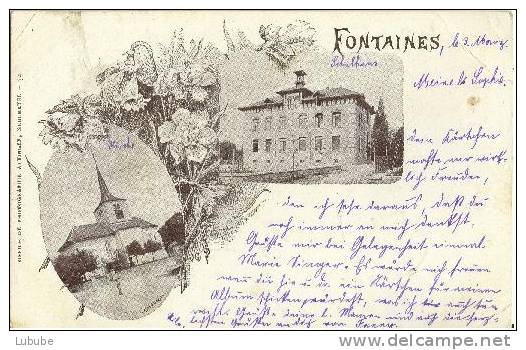 Fontaines - 2 Bilder       1900 - Fontaines