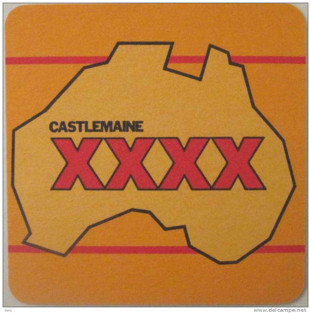 Sous-bock CASTLEMAINE XXXX Australians Wouldn't Give A XXXX For Anything Else (R) - Sous-bocks