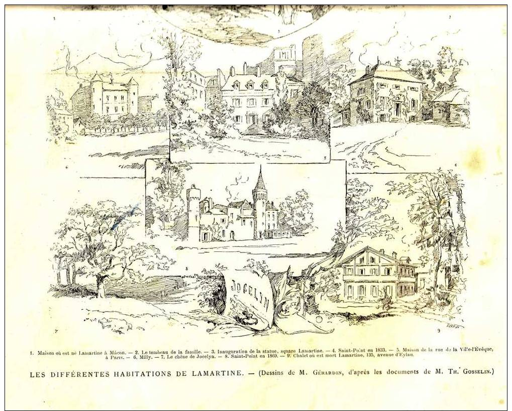 LE MONDE Illustré  1521  Du 10 Juillet 1886 : Spécial LAMARTINE  - Rentrée Des Troupes Du Tonkin - Momie De Sésostris - - Revues Anciennes - Avant 1900