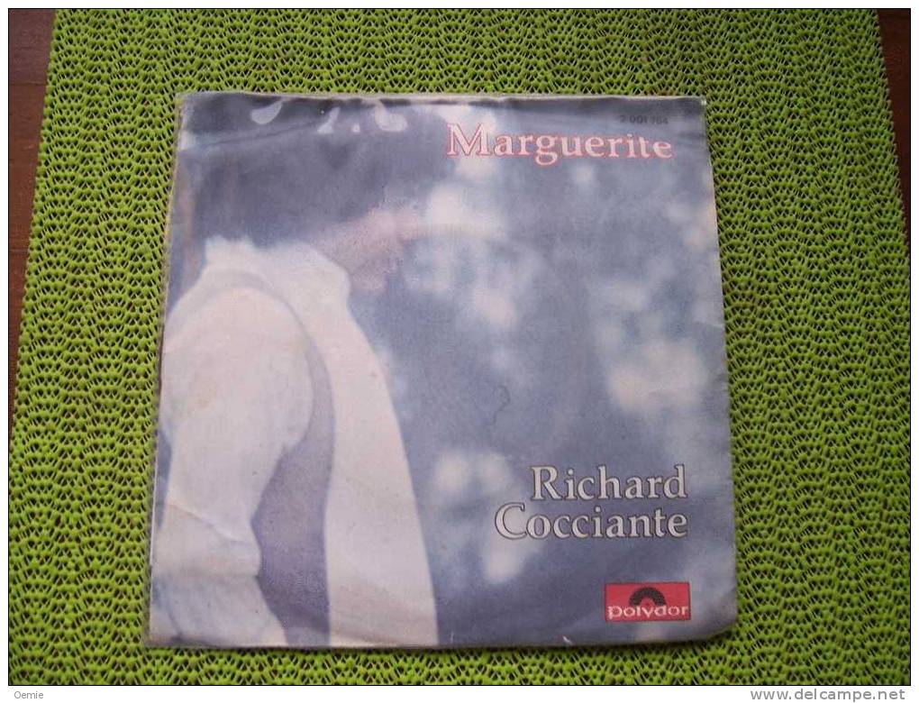RICHARD  COCCIANTE  °  MARGUERITE - Autres - Musique Italienne