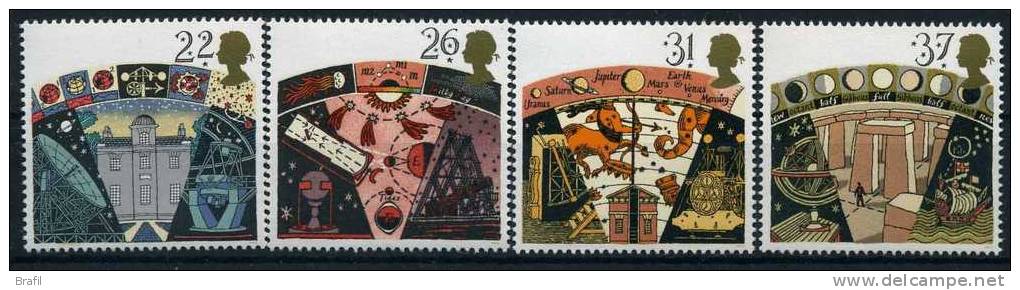 1990 Gran Bretagna, Astronomia , Serie Completa Nuova (**) - Unused Stamps