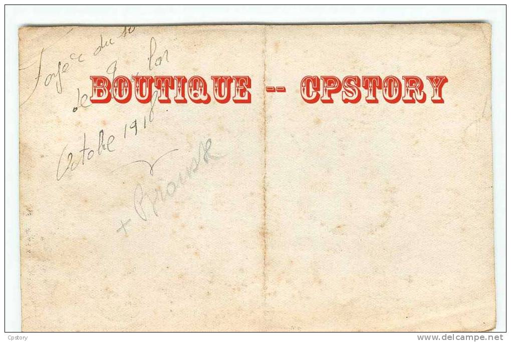 BOULE  PETANQUE - RARE - Carte Photo D'une Partie De Boules Au Foyer Du Soldat De Toulon En 1918 - Dos Scané - Boule/Pétanque