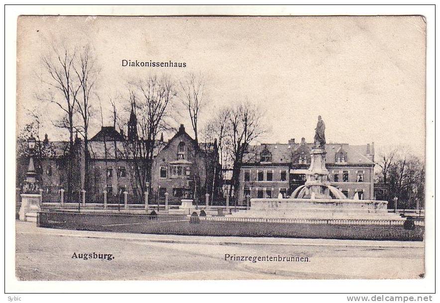 AUGSBURG - Diakonissenhaus & Prinzregentenbrunnen - Augsburg