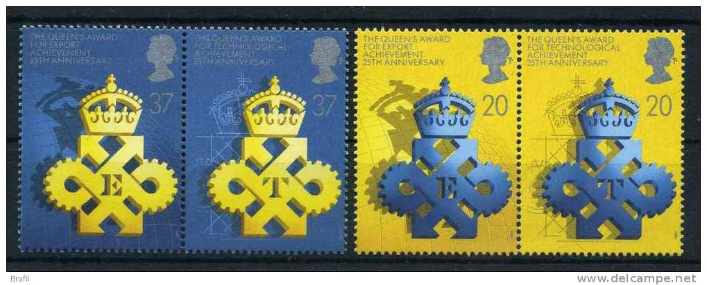 1990 Gran Bretagna, Emblemi , Serie Completa  Nuova (**) - Neufs