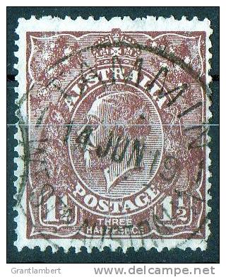 Australia 1918 King George V 1.5d Red-brown - Large Multiple Wmk Used - Actual Stamp - Tammin WA - SG52 - Oblitérés