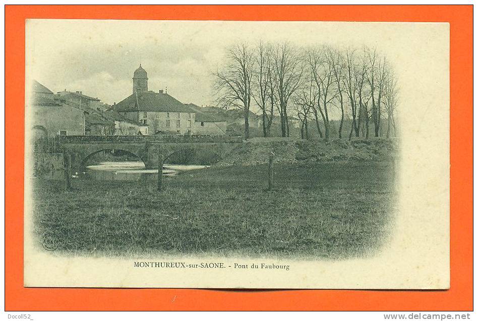 Dpt   88   Monthureux Sur Saone   "  Pont Du Faubourg   " - Monthureux Sur Saone