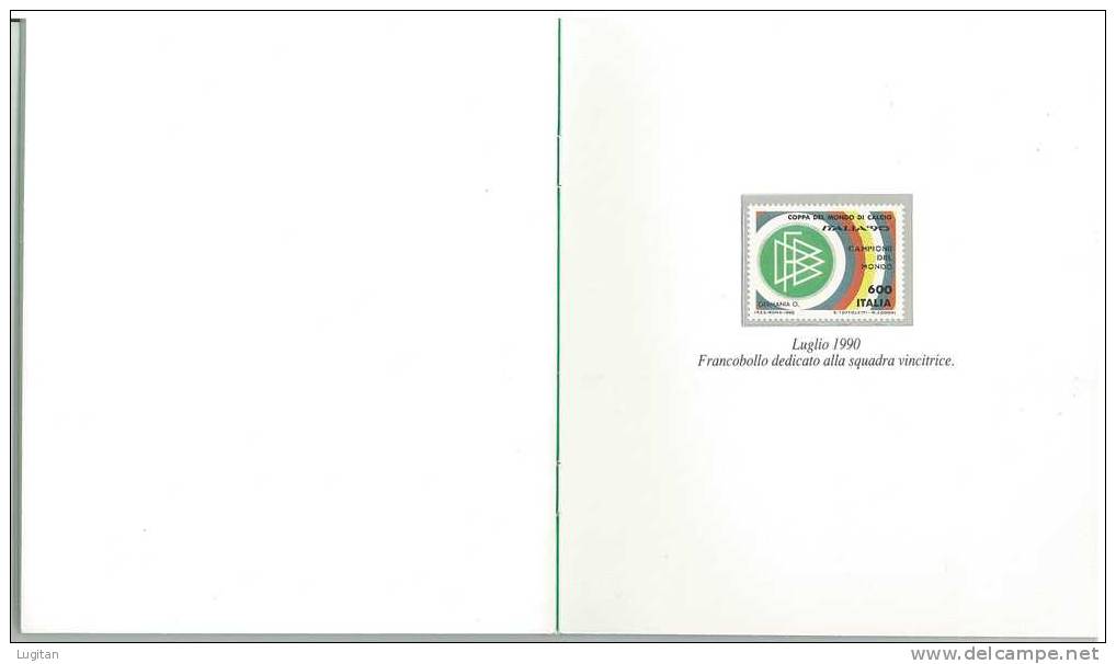 Filatelia -  FOLDER EMISSIONI ANNO 1990 IN OCCASIONE DEI CAMPIONATI MONDIALI DI CALCIO "ITALIA '90" - Presentation Packs