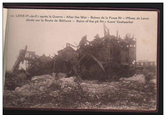 LES MINES DE LENS - 6 AK - Guerre 1914-18