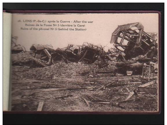 LES MINES DE LENS - 6 AK - Guerre 1914-18