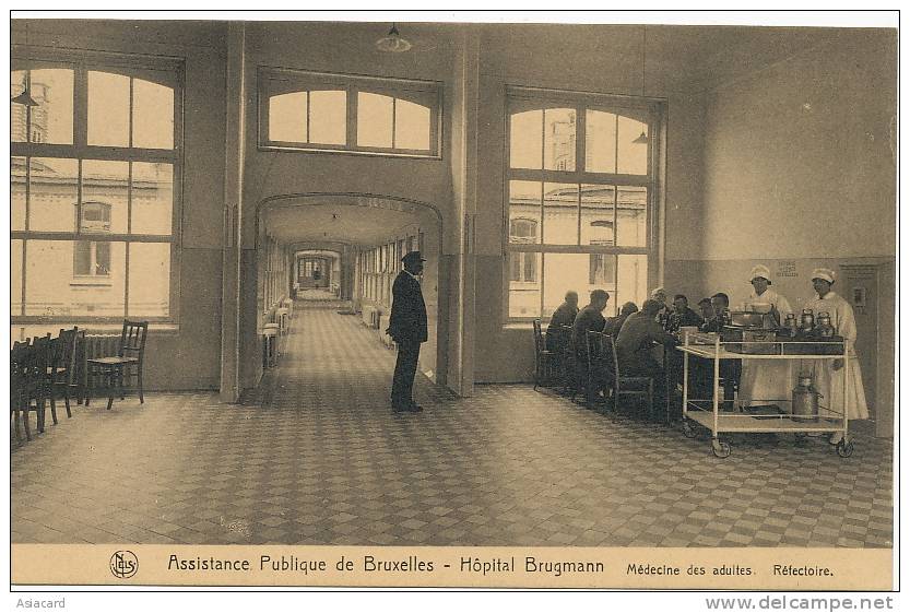 Hopital Brugmann Assistance Publique Medecine Des Adultes Refectoire - Gesundheit, Krankenhäuser