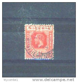 NIGERIA - 1914 George V 1d FU - Nigeria (...-1960)