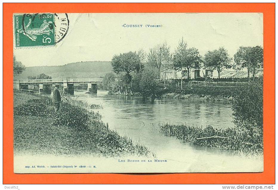Dpt   88    Coussey   "  Les Bords De La Meuse  " - Coussey