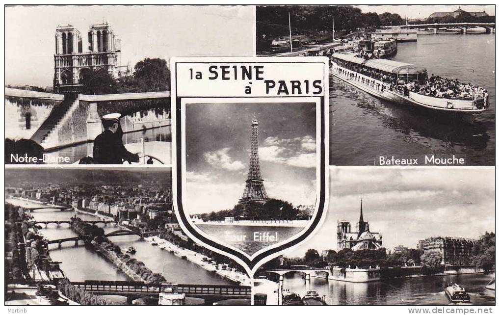 LA SEINE A PARIS  Multivues - La Seine Et Ses Bords