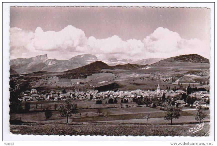 (RECTO/VERSO) MENS - VUE GENERALE AU FOND LE MONT AIGUILLE - Mens