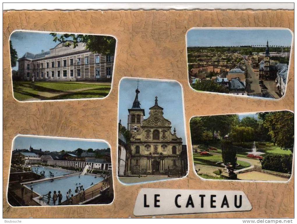 CPSM De LE CATEAU 5 Petites Vues Couleurs - Le Cateau