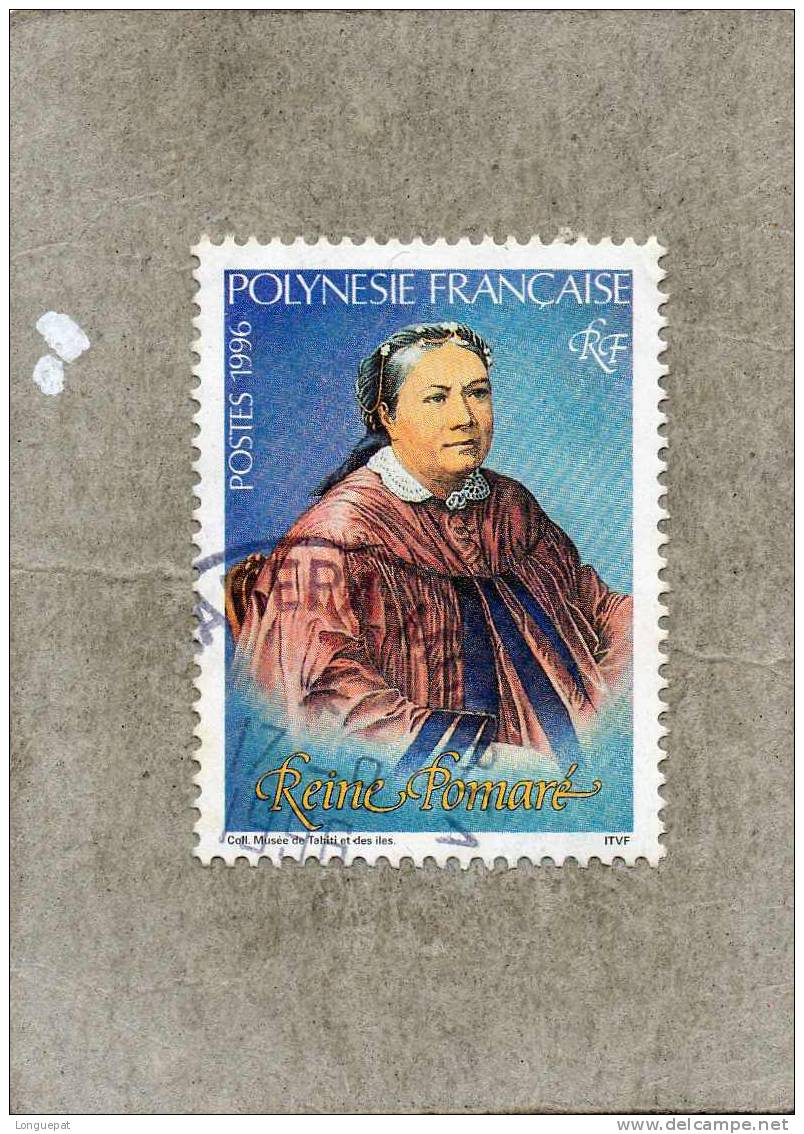 POLYNESIE Française :Hommage à La Reine Pomaré : Portrait- Femme - Femmes - Reine - Used Stamps