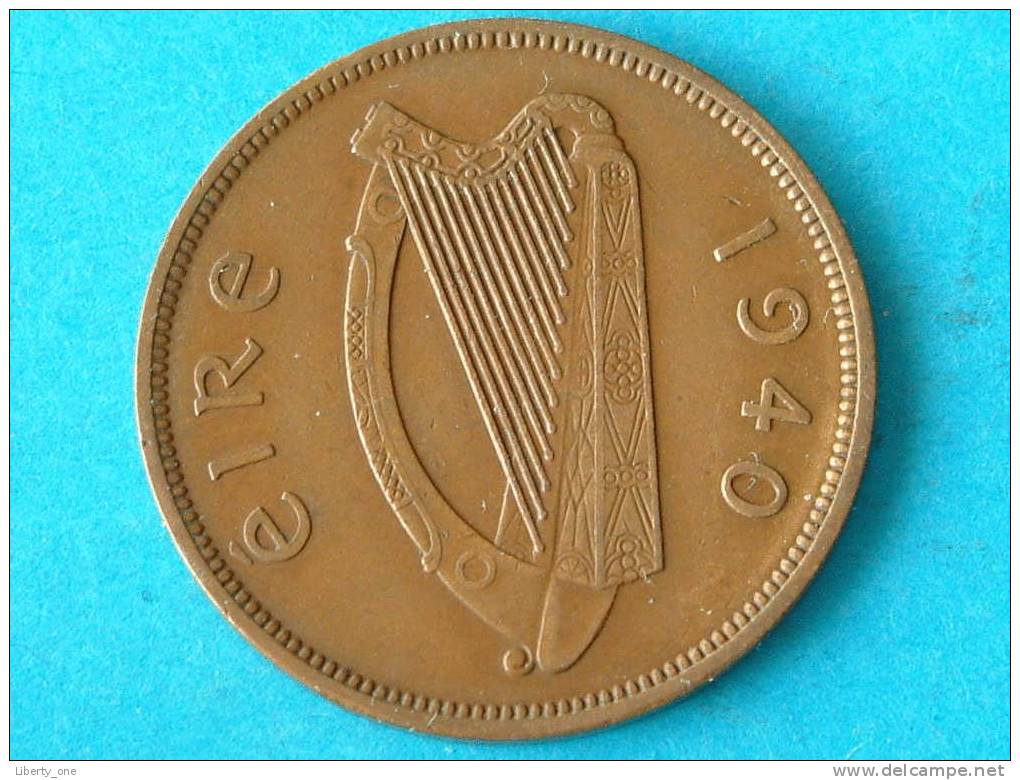 1940 - PENNY - KM 11 ( For Grade, Please See Photo ) ! - Irlande