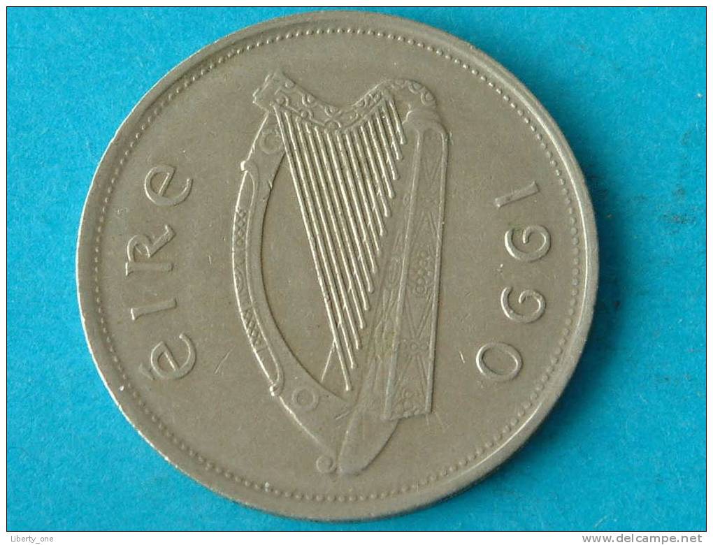 1990 - PUNT / POUND - KM 27 ( For Grade, Please See Photo ) ! - Irlande