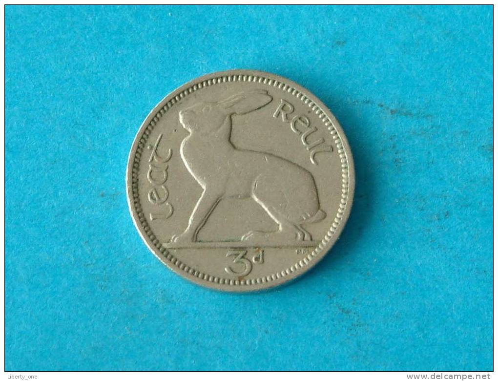 1942 - 3 PENCE - KM 12a ( For Grade, Please See Photo ) ! - Irlande